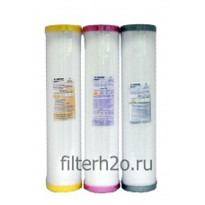 Комплект № 3 для обезжелезивания и умягчения воды 20ВВ